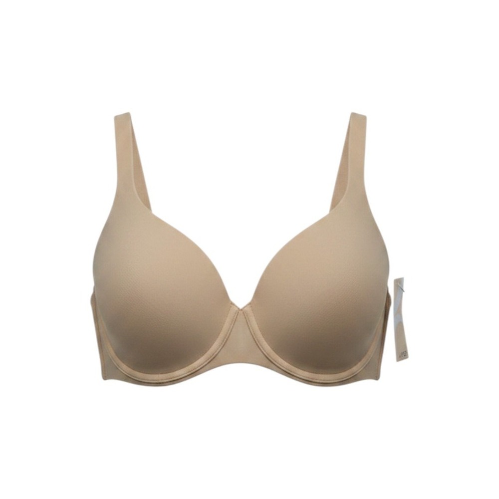 NWT Lively Underwire Bra Toasted Almond Nude Smooth Adjustable - 38C